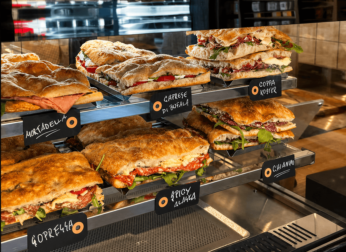 Schiacciata upplagd i disken på il mackeria